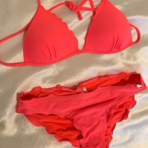 Coral/ pink bikini SMALL